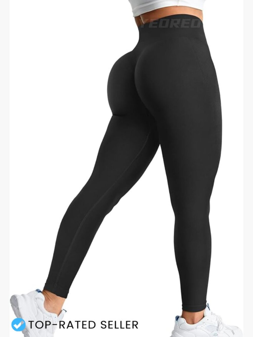 Seamless Scrunch Leggings High Waist Tummy Control Workout Yoga Butt Lifting